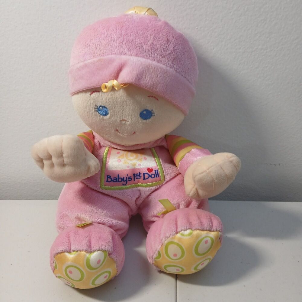 Mattel Fisher Price Baby's First Doll with Rattle 10" High